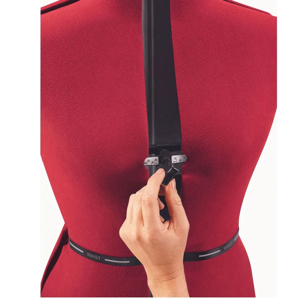 Singer DressWork Adjustable Dress form Small to Medium - Red - Dress size: 8-16 - 14 adjustments - Ex Display - Image 3