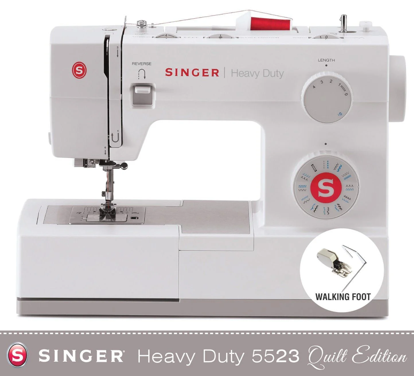 Singer Heavy Duty 5523 Quilt Edition inc. Even Feed Walking Foot - 2026 model - Image 2