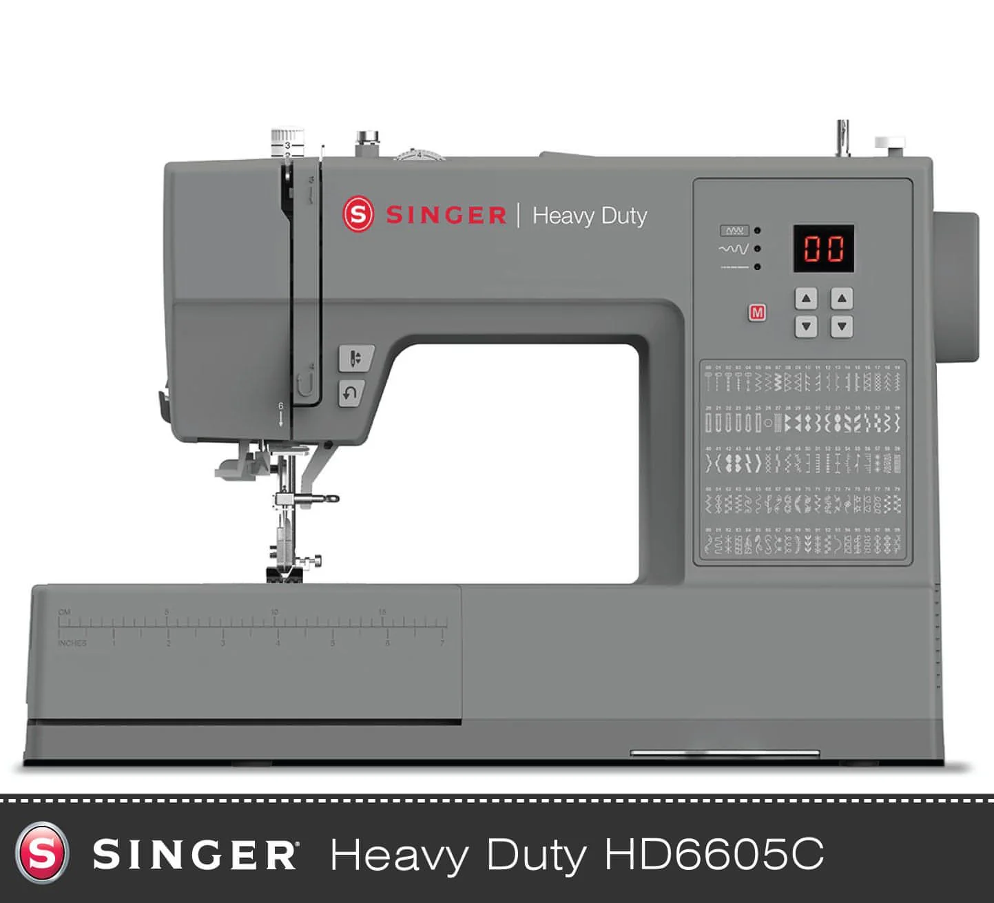 Singer Heavy Duty HD6605 Sewing Machine - 100 stitch patterns, needle up/down - Image 2