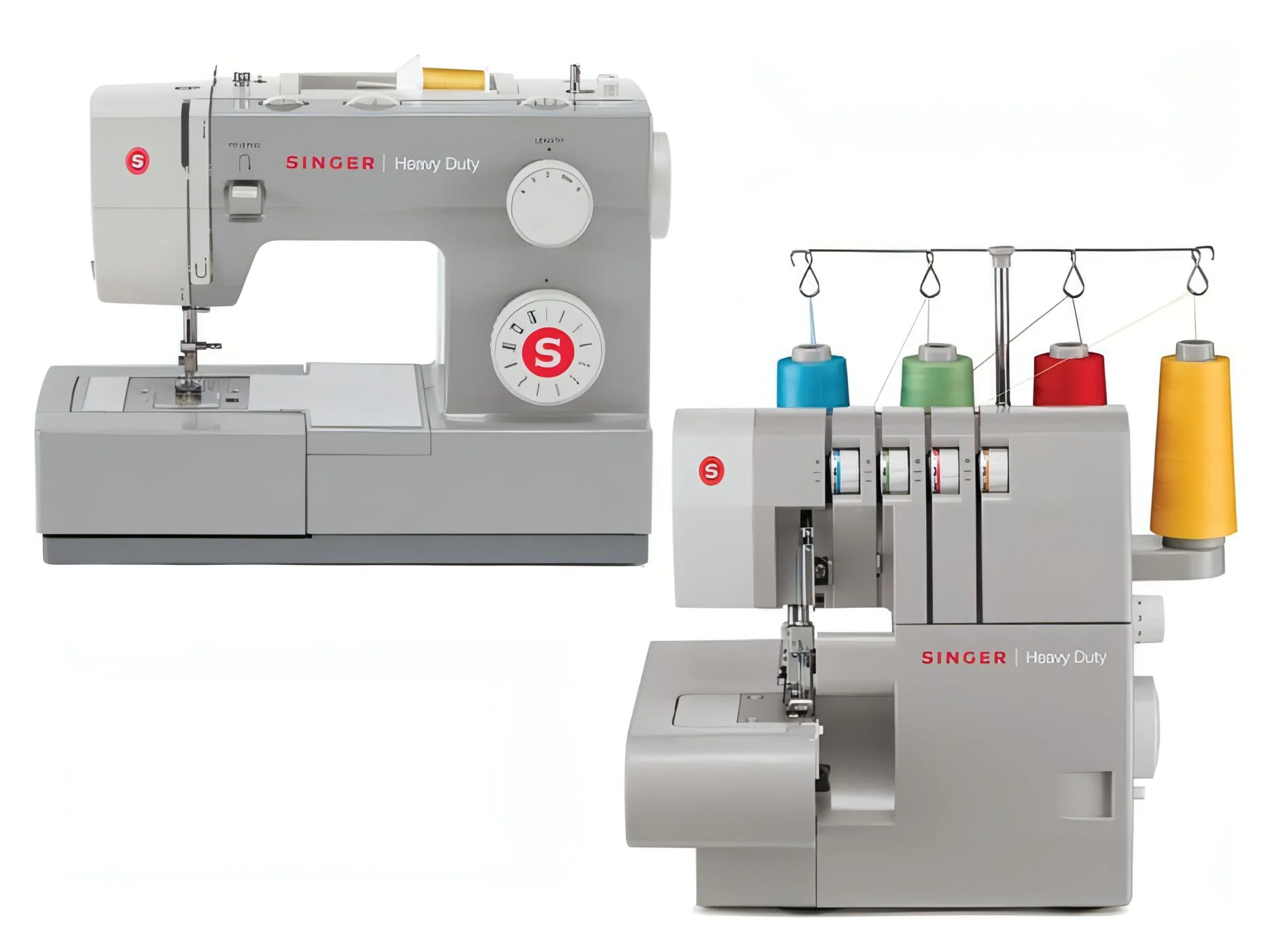 Singer Heavy Duty Bundle 4411 Sewing Machine + 14HD854 Overlocker - 2026 model