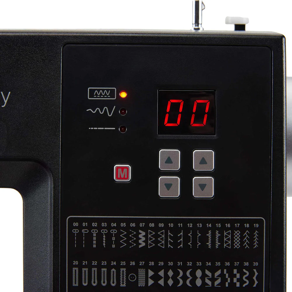 Singer Heavy Duty HD6605 Sterling Black Sewing Machine - 100 stitch patterns, needle up/down - Image 5