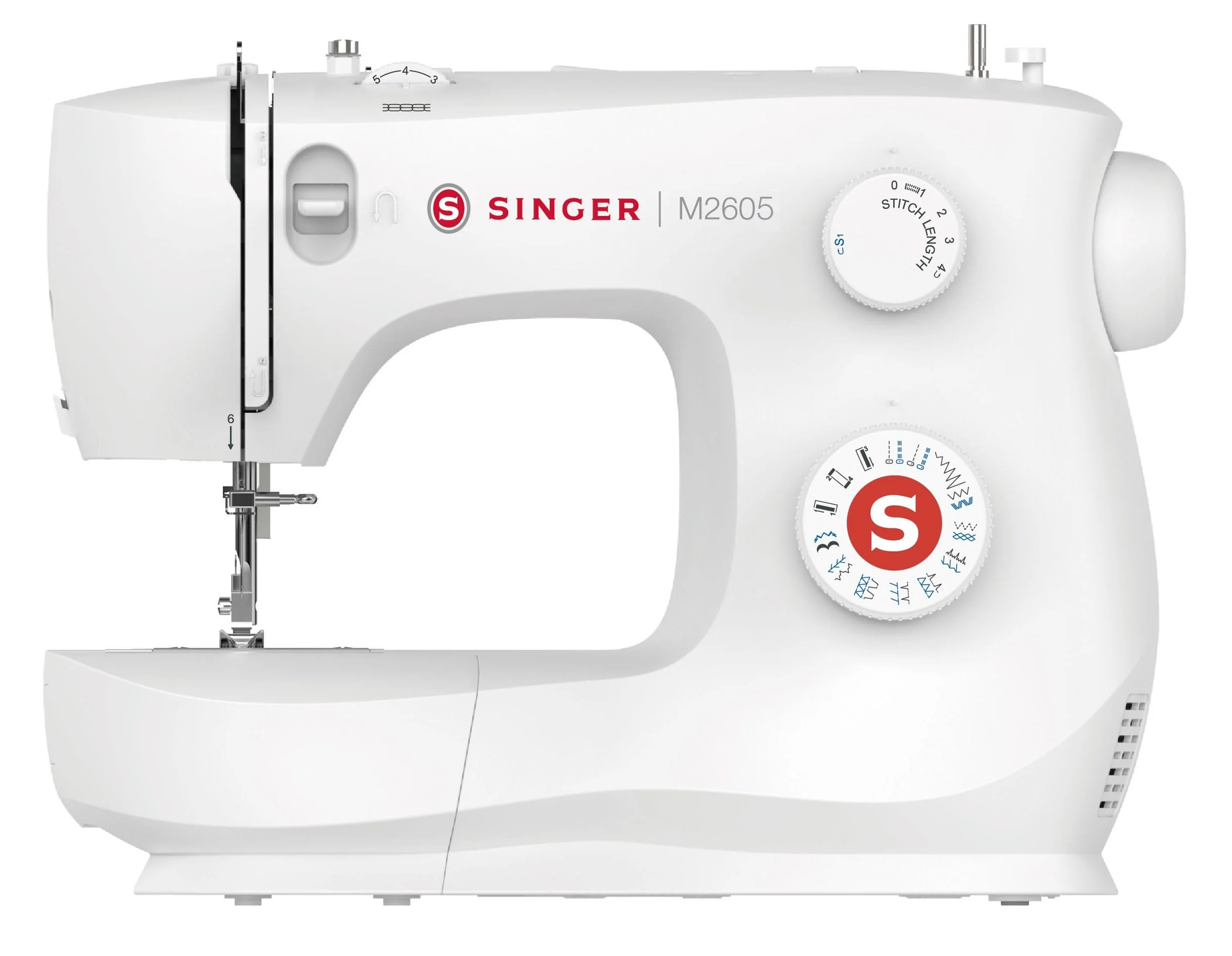 Singer M2605 Sewing Machine with Gift Bundle - Singer Handy Chest with 130 elements, A3 Cutting Mat and Rotary Cutter worth over £60 - Great gift set - Latest 2026 model year - 2026 model - Image 5