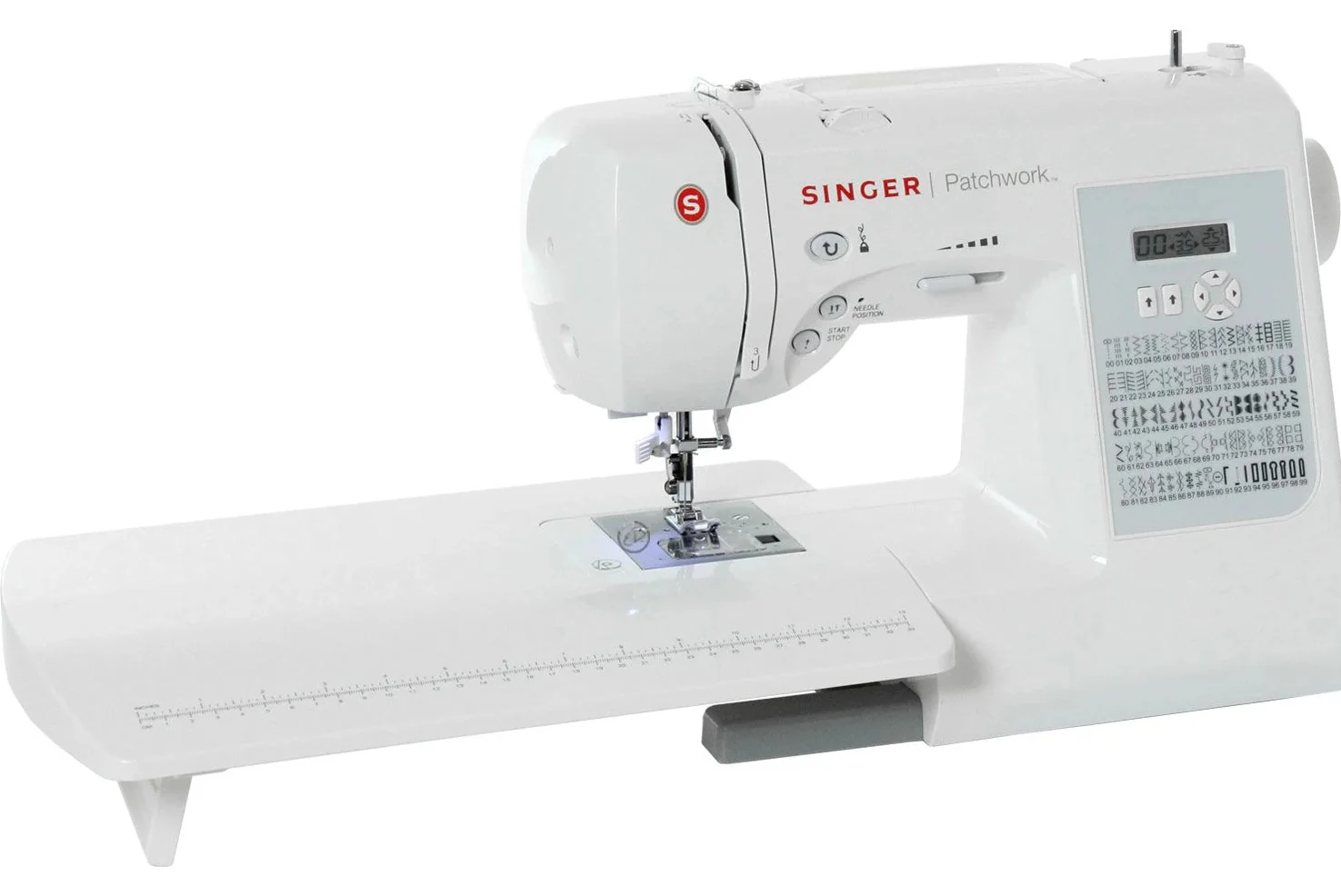 Singer Patchwork 7285Q inc. Extension Table - B grade, may show signs of use or cosmetic marks - Ex Display
