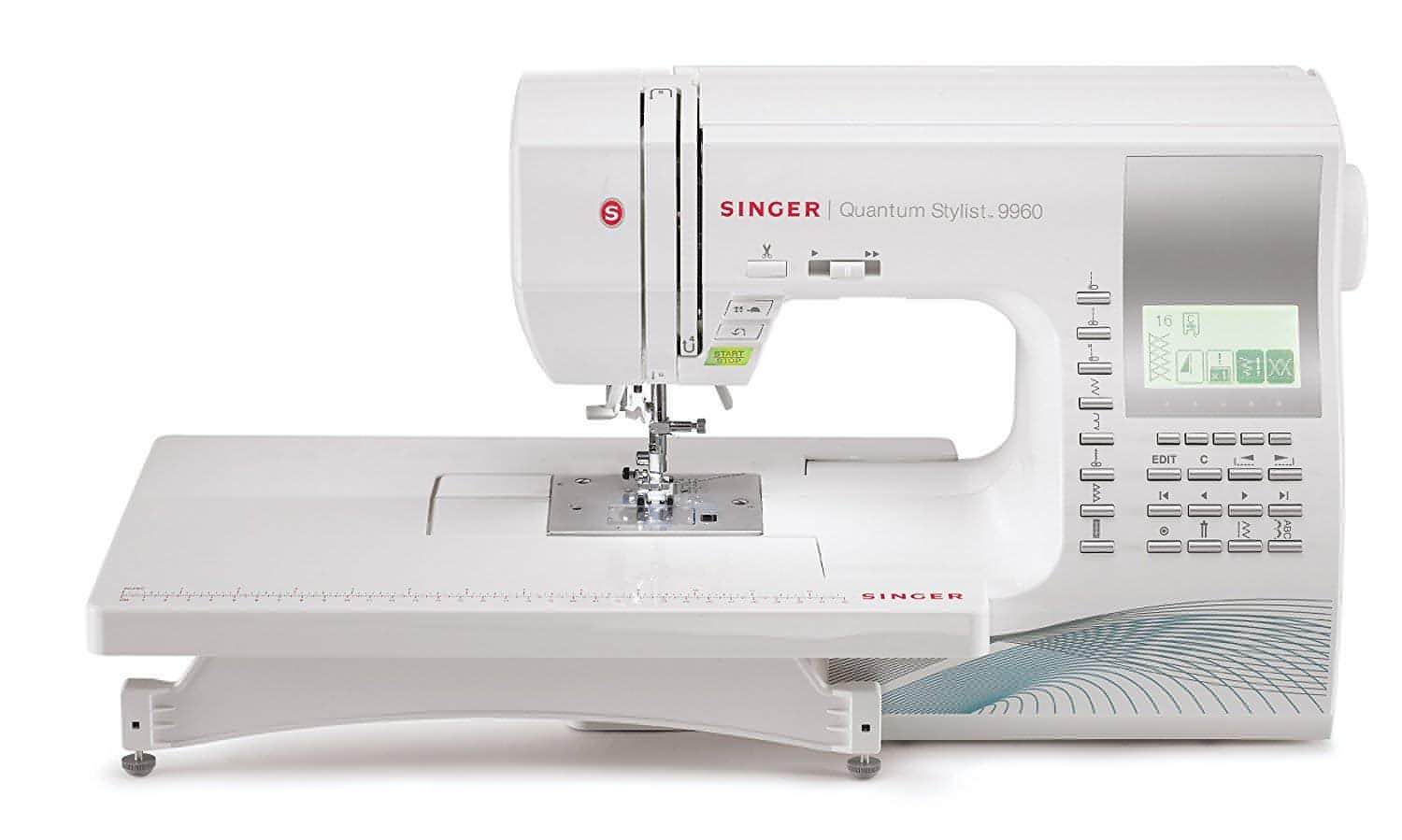 Singer Quantum Stylist 9960 with Extension Table, Hard Cover, Walking Foot - Ex Display - Image 2