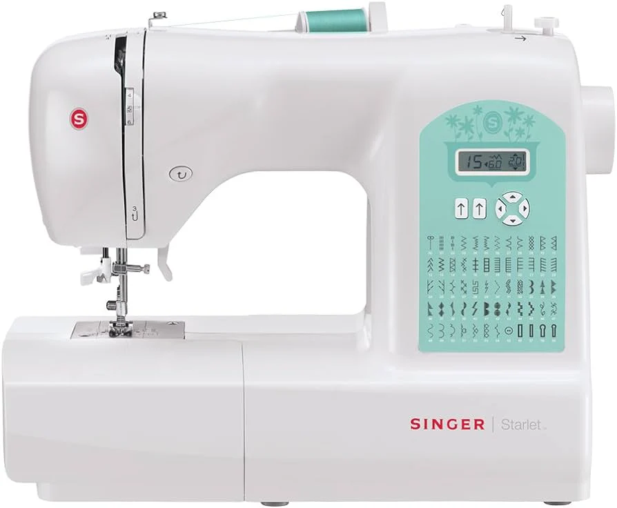 Singer Starlet 60 Quilt Edition including Extension Table and Walking Foot worth £99 - Heavy Duty with 60 stitch patterns - Sewing from Silk to Leather - 2026 model
