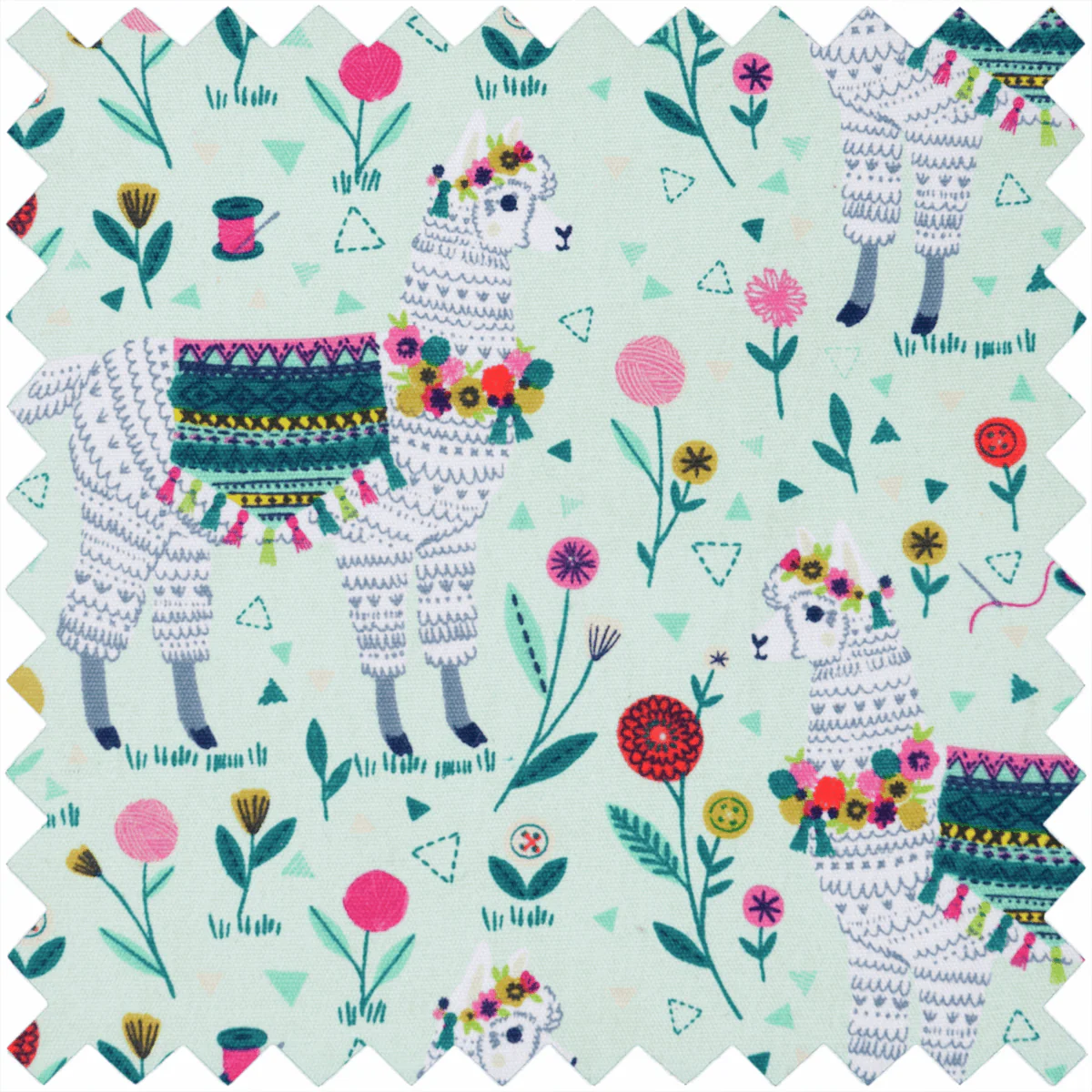 Soft Knitting Pin Case - Llama - Image 2