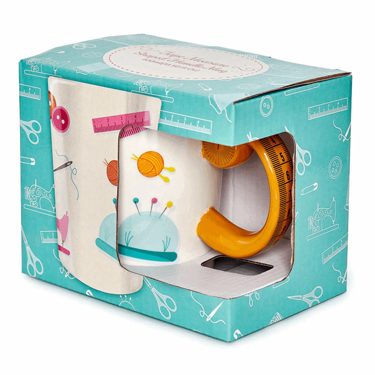 Tape Measure Ceramic Mug - Image 2