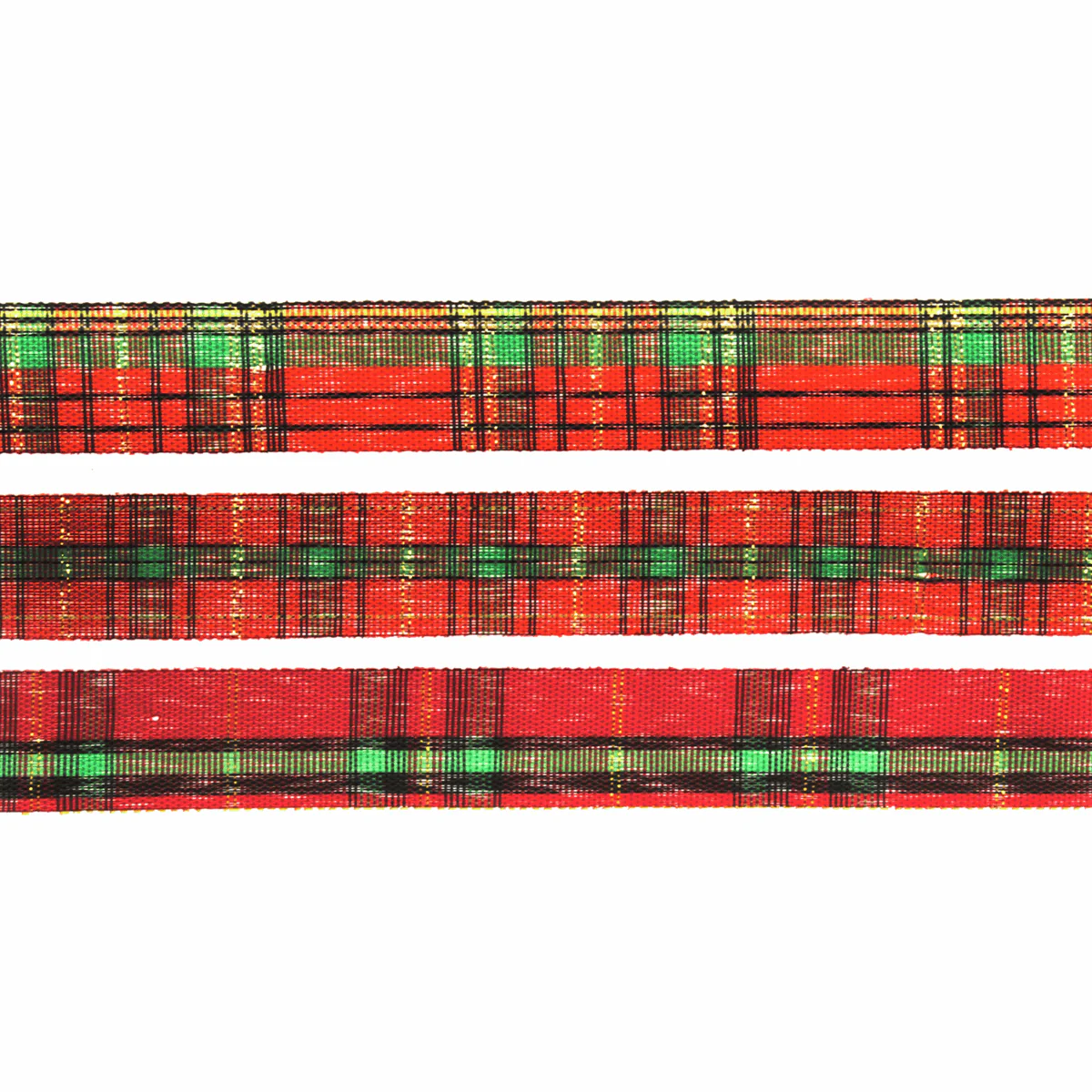 Trimits Tartan Ribbon Bundle - 3m x 15mm (3 Designs) - Image 2