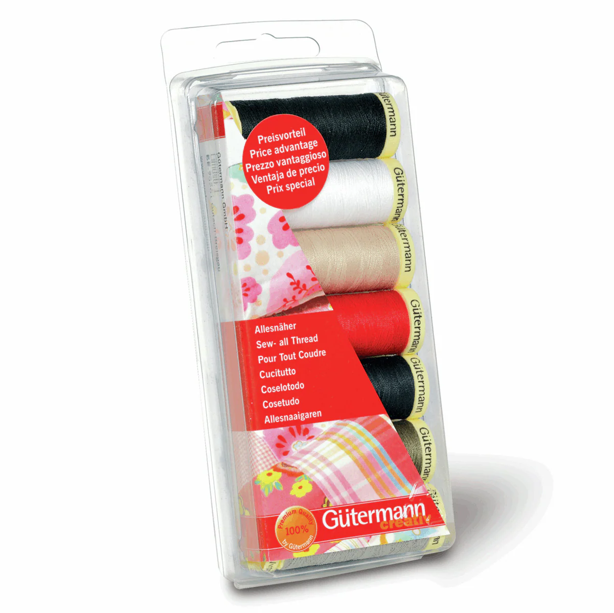 Gutermann Thread Set Sew-All 7 x 100m Assorted