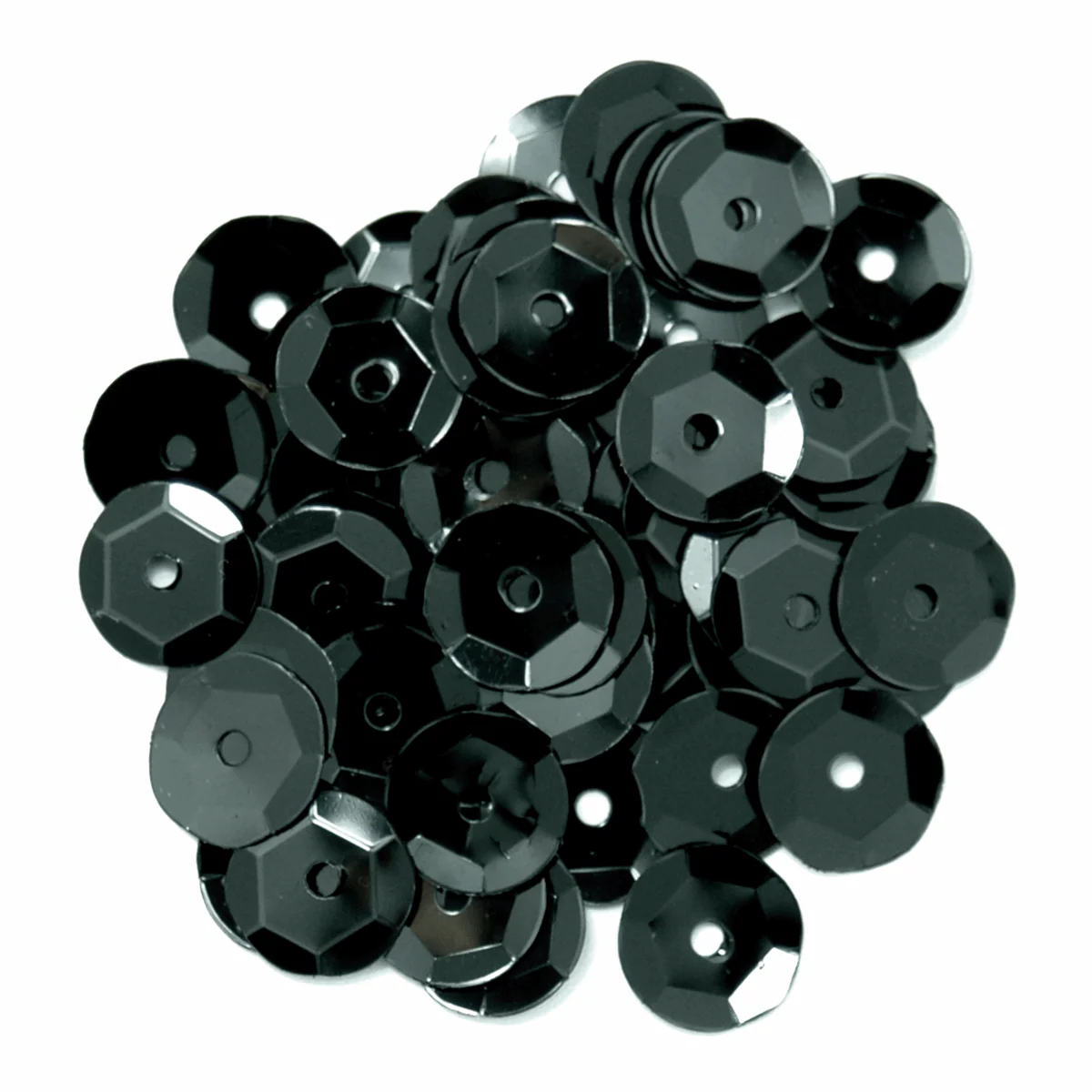 Trimits Black Cup Sequins - 8mm
