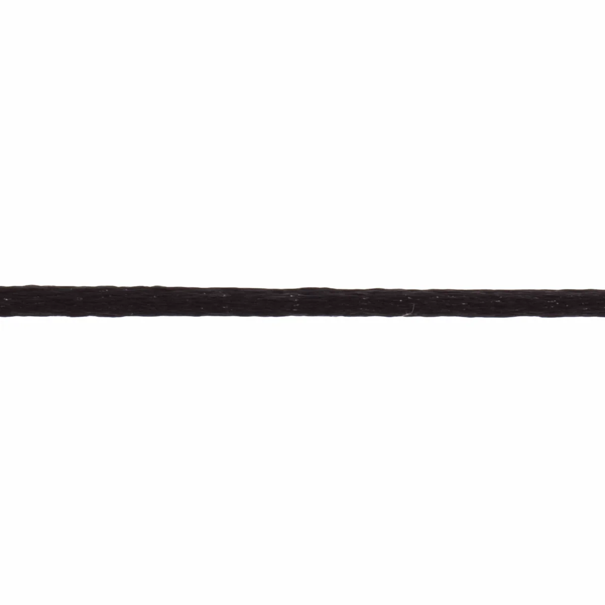 Trimits Black Polyester Satin Cord - 50m x 2mm