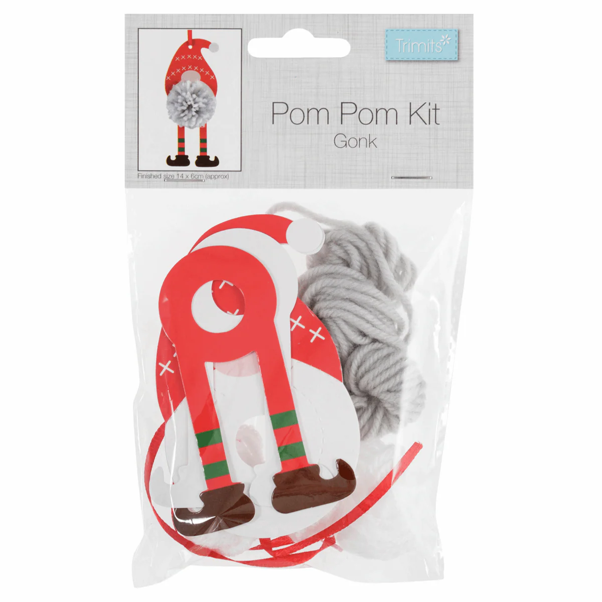 Trimits Christmas Gonk Pom Pom Decoration Kit - Image 3