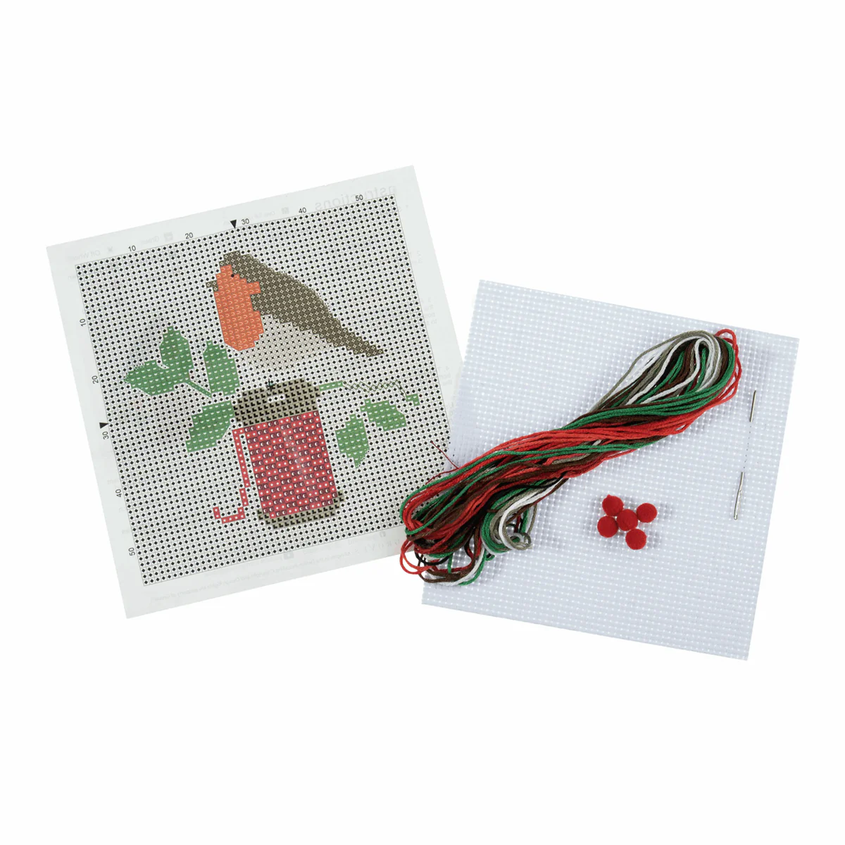 Trimits Counted Cross Stitch Kit - Robin - Image 2