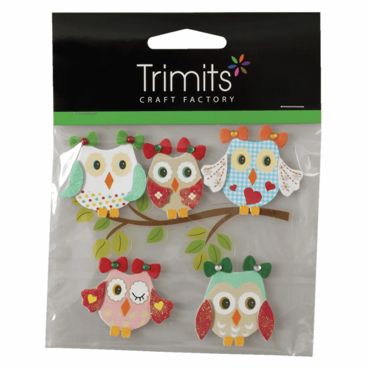 Trimits Craft Embellishments - Tweety Birds (Pack of 6) - Image 2