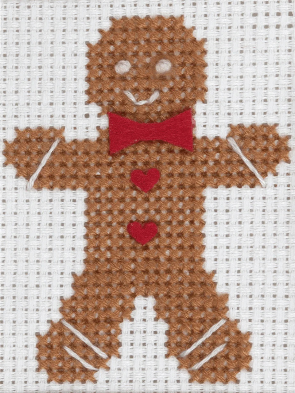 Trimits Cross Stitch Greeting Card Kit - Gingerbread Man - Image 4
