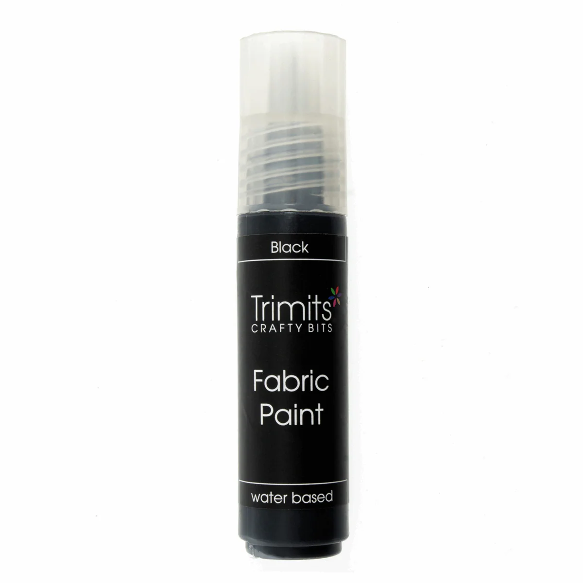 Trimits Fabric Paint Pen 20ml - Black - Image 2