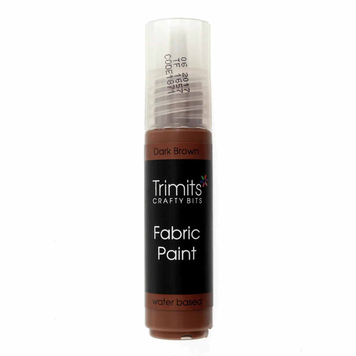 Trimits Fabric Paint Pen 20ml - Brown - Image 2
