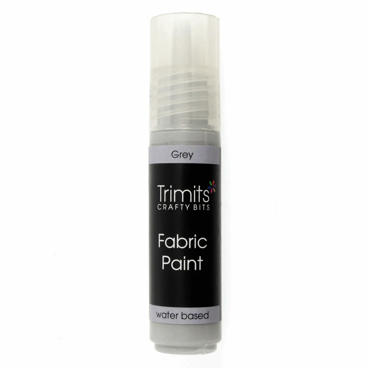 Trimits Fabric Paint Pen 20ml - Grey - Image 2