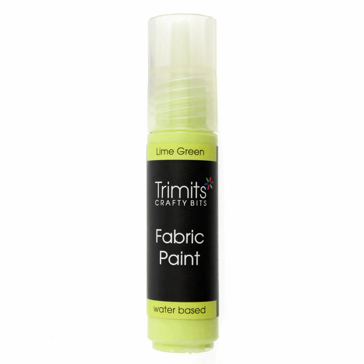 Trimits Fabric Paint Pen 20ml - Lime Green - Image 2