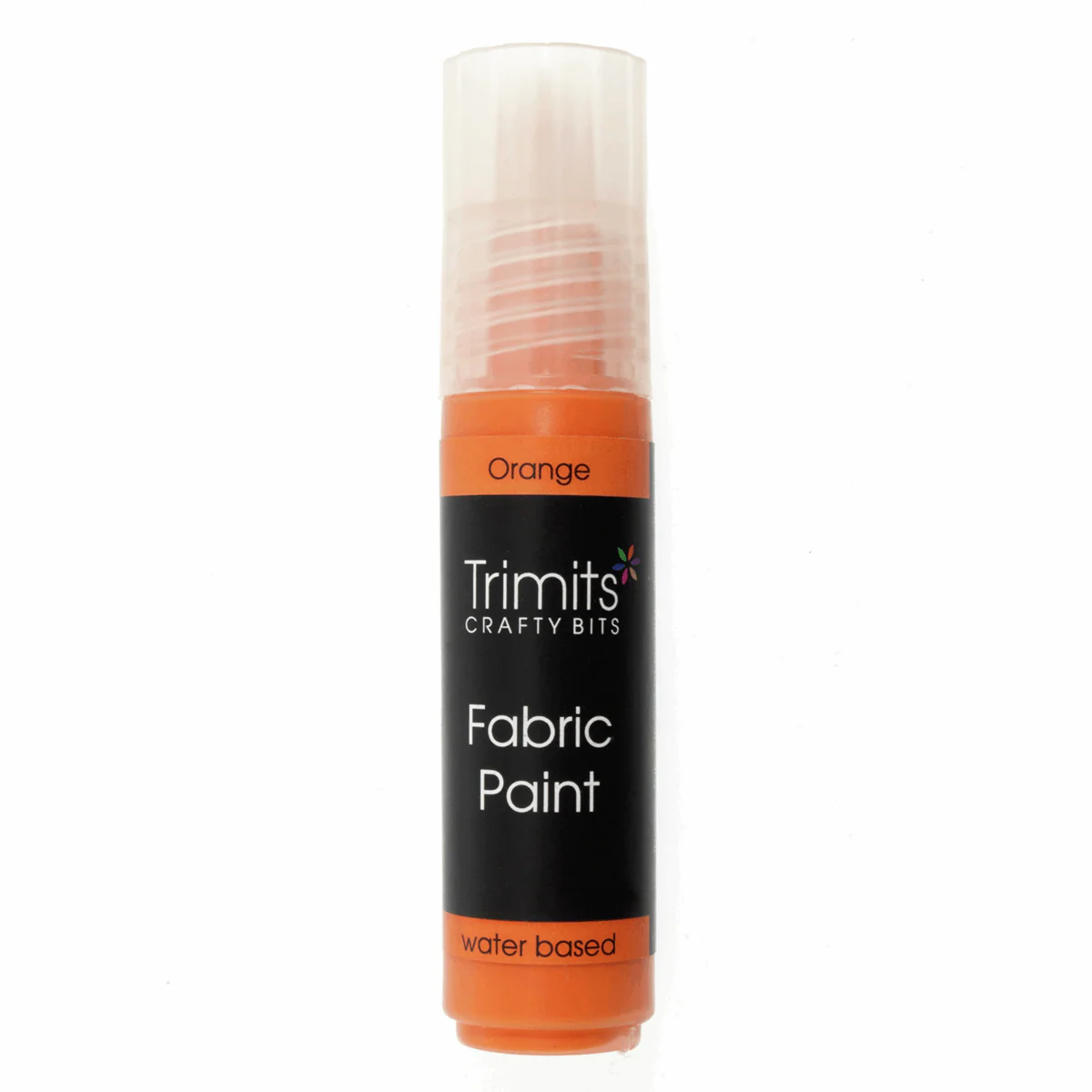 Trimits Fabric Paint Pen 20ml - Orange - Image 2