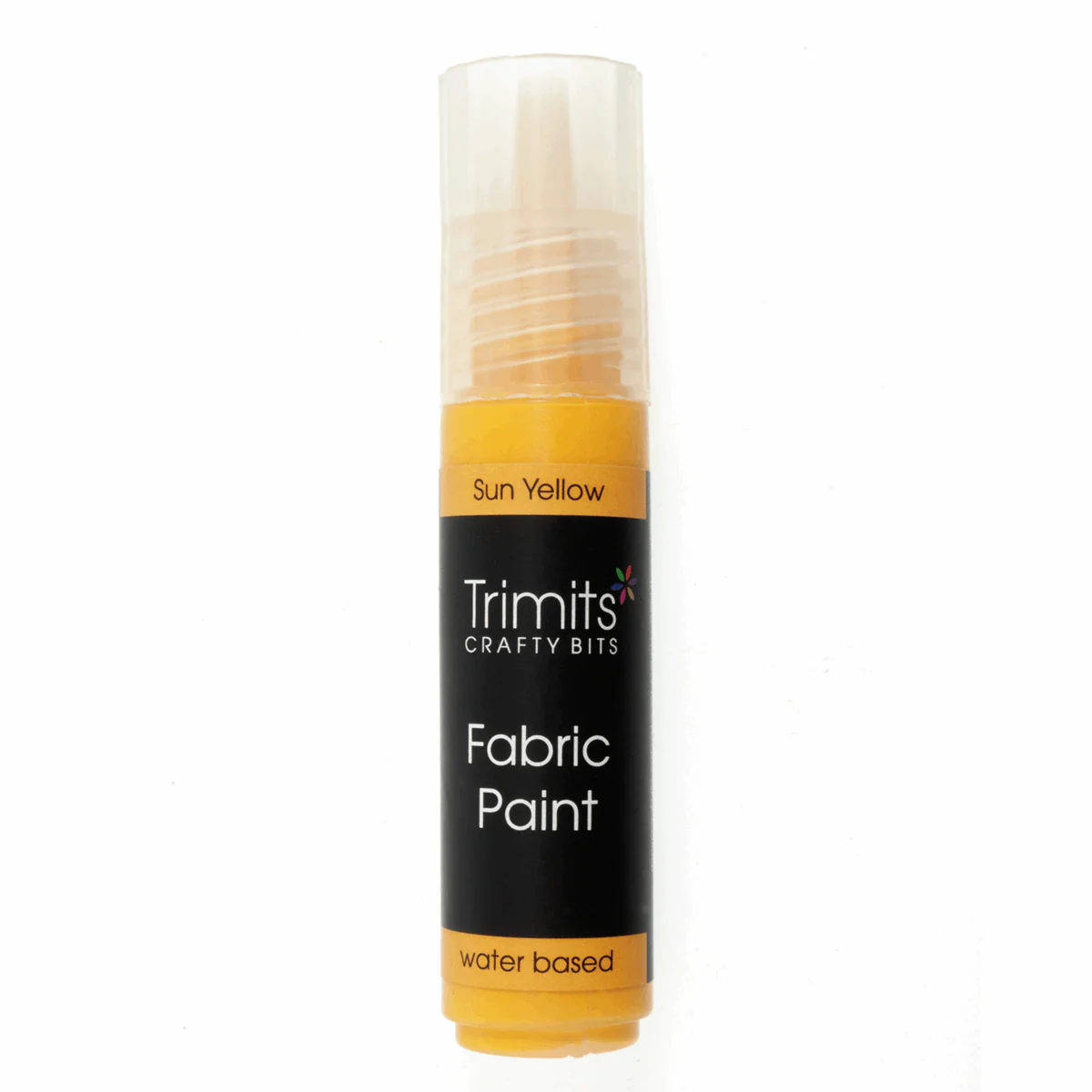 Trimits Fabric Paint Pen 20ml - Sun Yellow - Image 2
