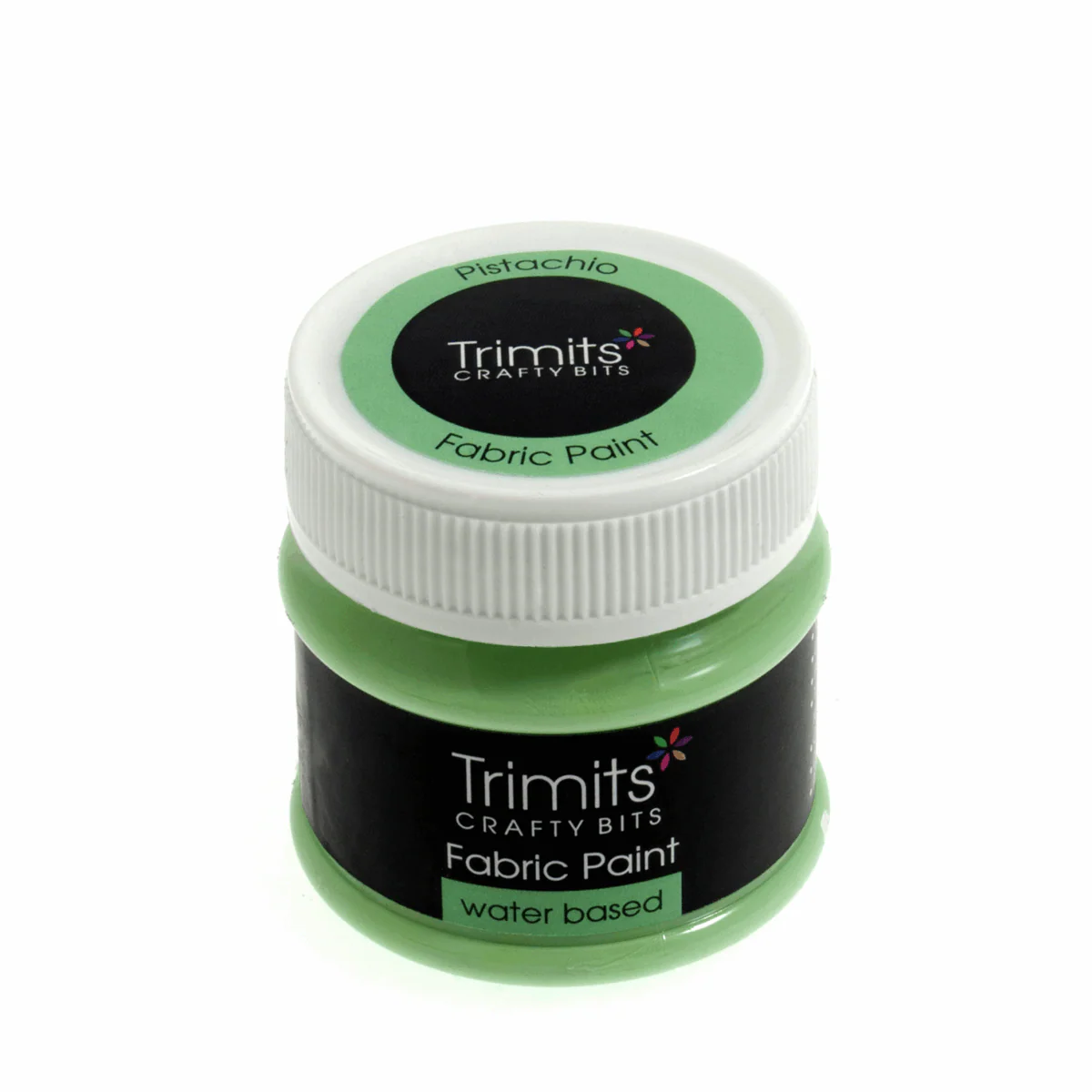 Trimits Fabric Paint Pot 50ml - Pistachio - Image 2