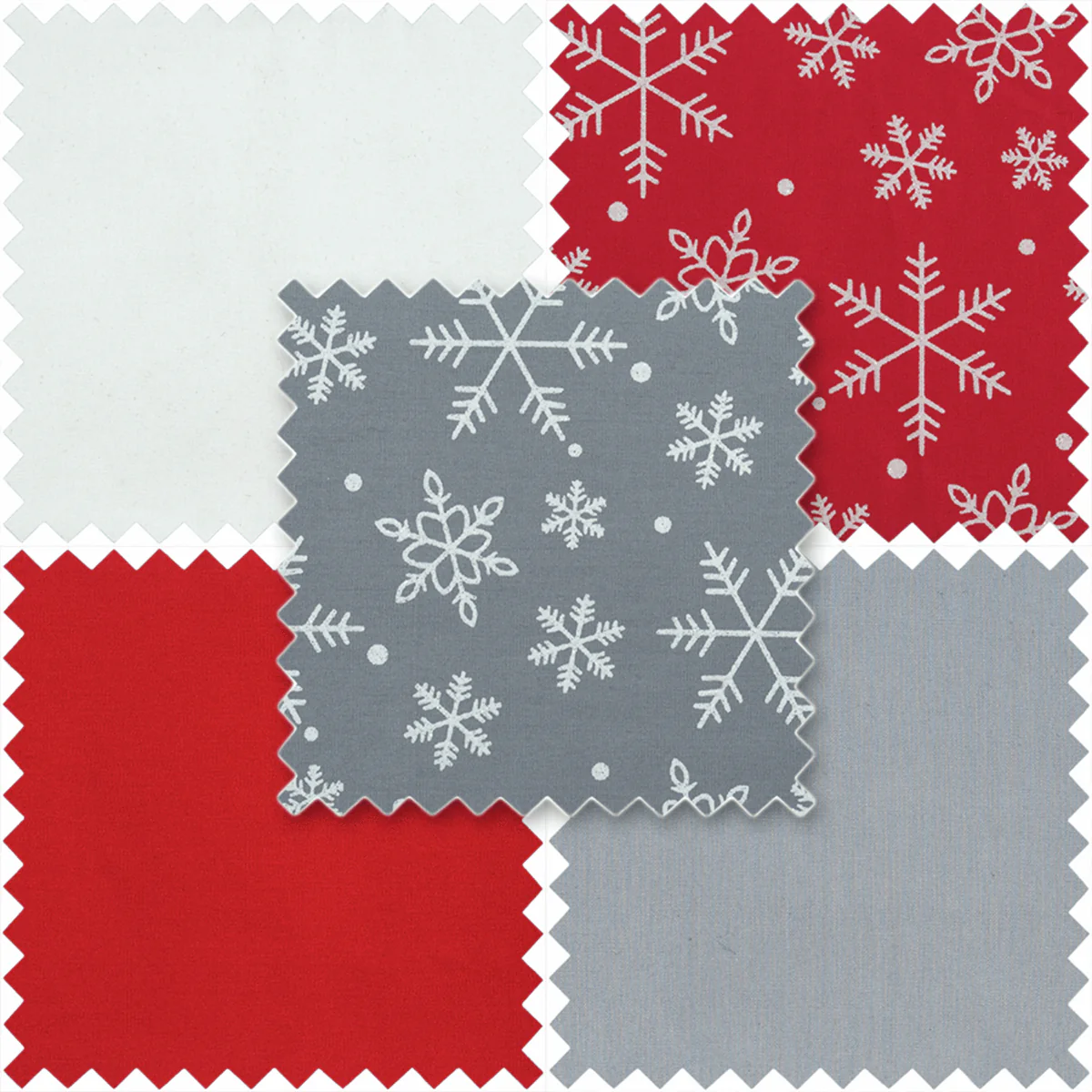 Trimits Fat Quarter Pack - Festive Glitter (5 Pieces) - Image 2