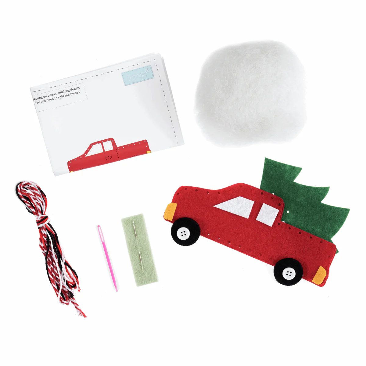 Trimits Felt Decoration Kit - Christmas Tree Truck - Image 3
