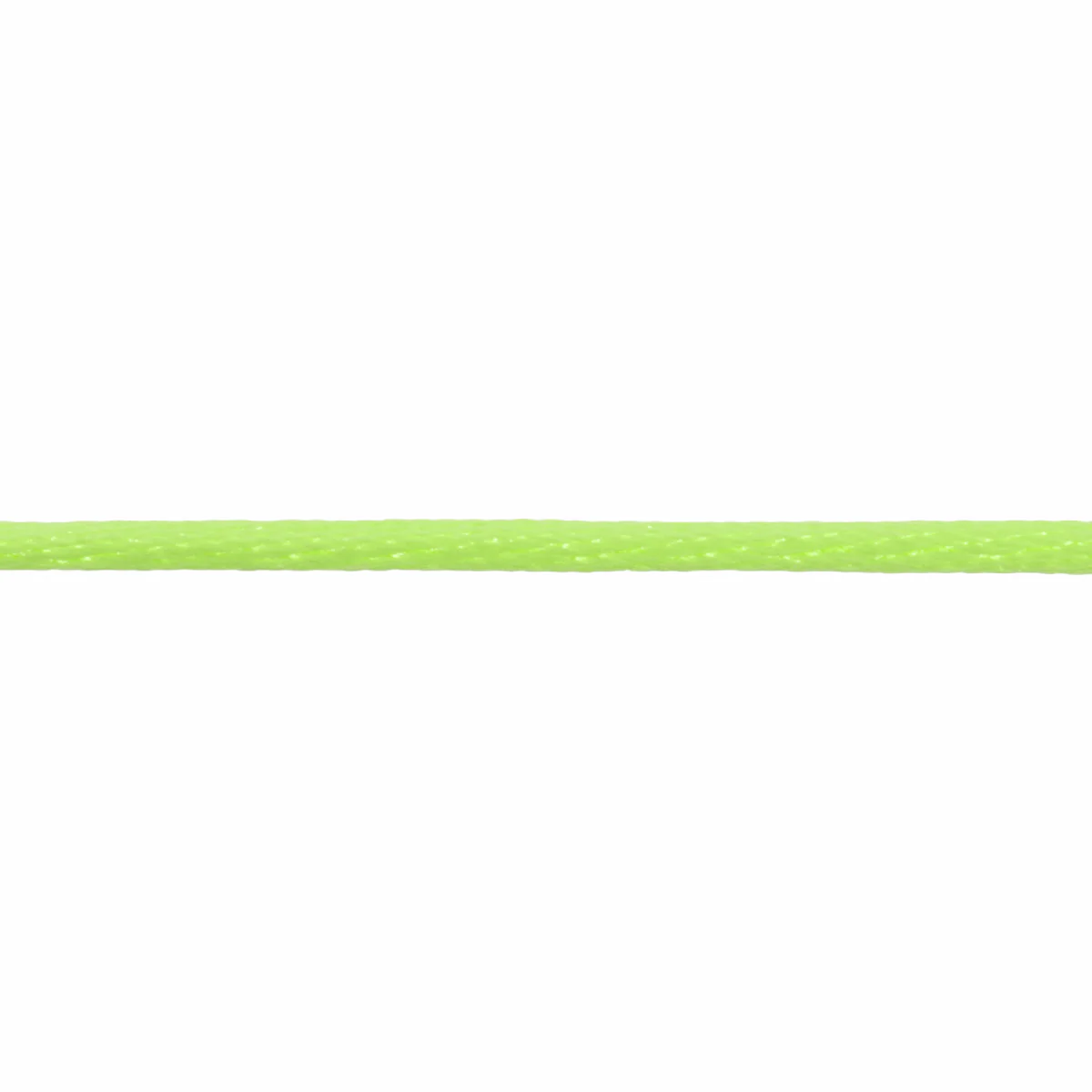 Trimits Fluro Green Polyester Satin Cord - 50m x 2mm