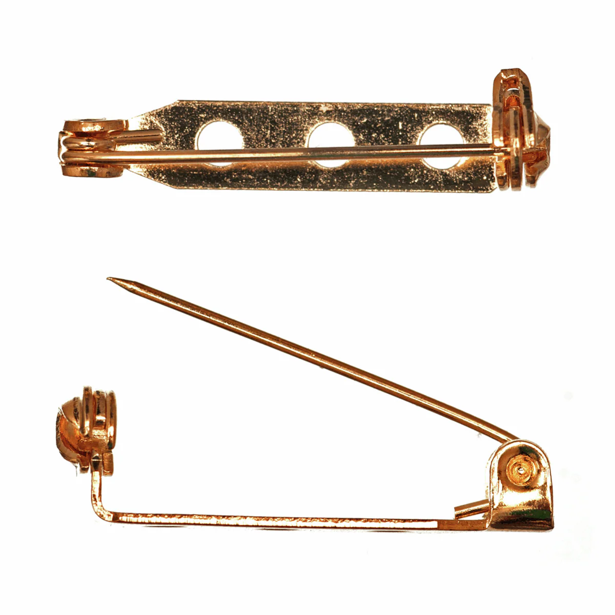 Trimits Gilt Brooch Bar - 25mm (Pack of 2)