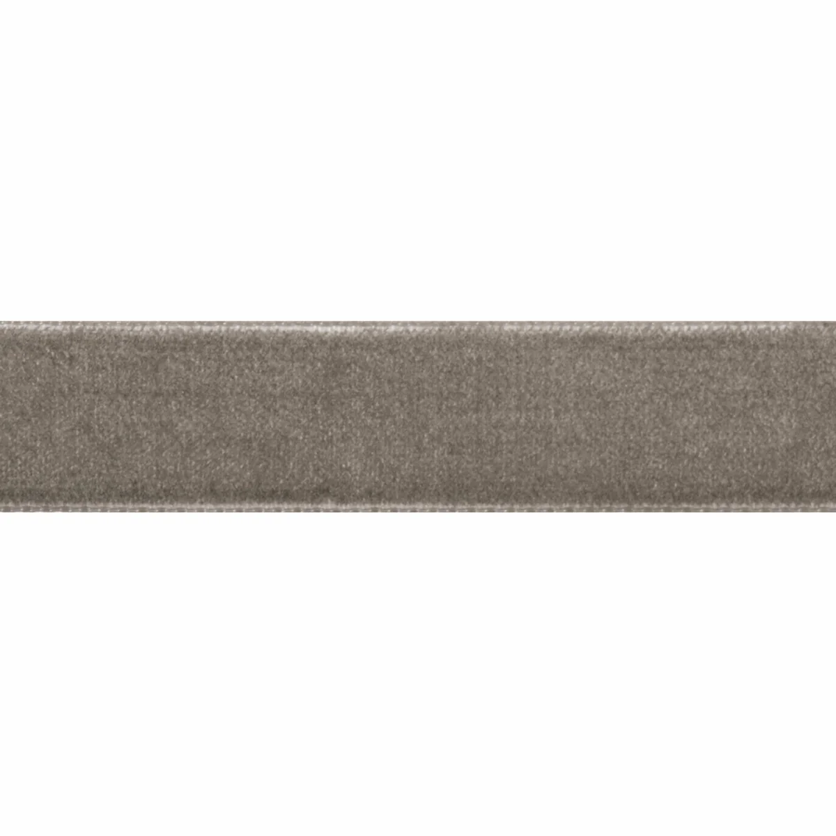 Trimits Grey Velvet Ribbon - 5m x 15mm - Image 2