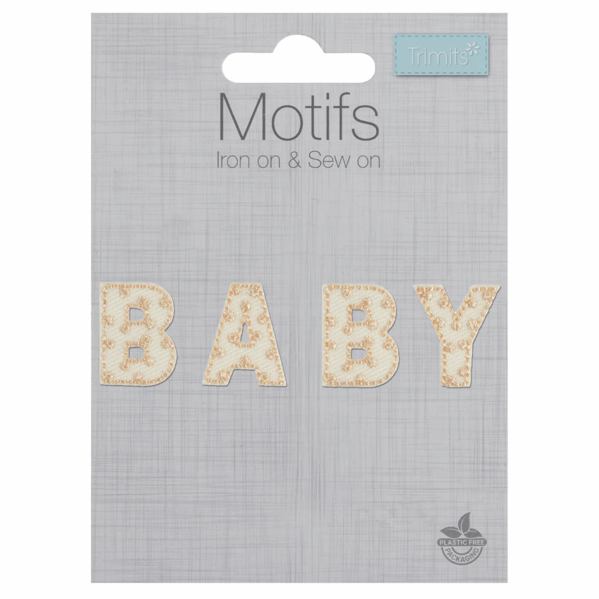 Trimits Iron-On/Sew On Motif Patch - Baby - Image 2