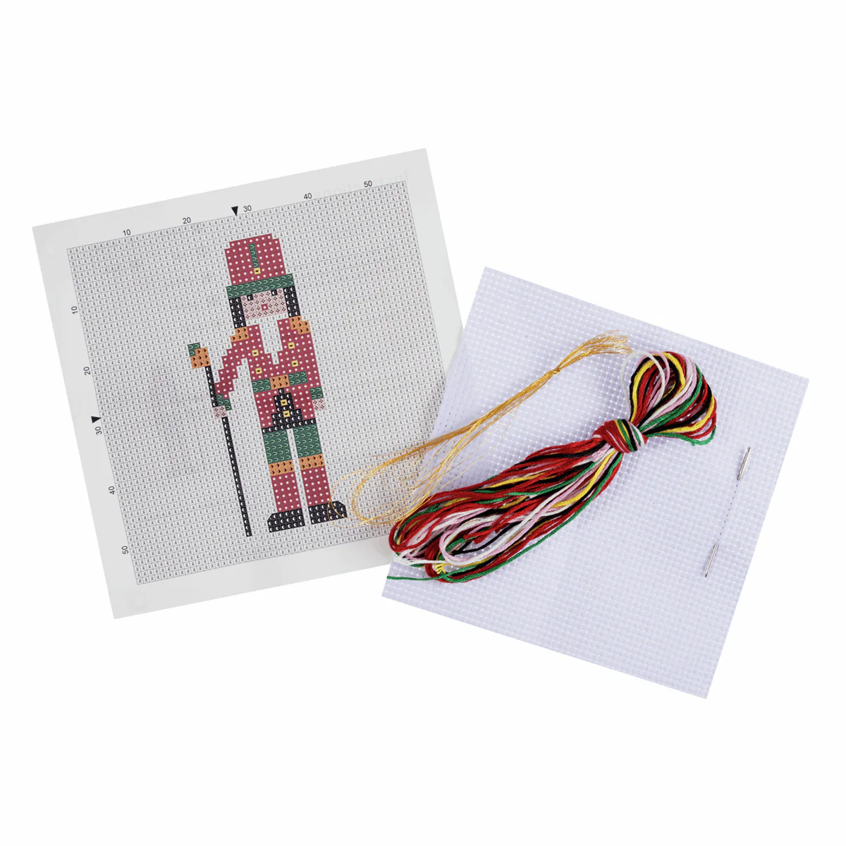 Trimits Mini Counted Cross Stitch Kit - Nutcracker - Image 2