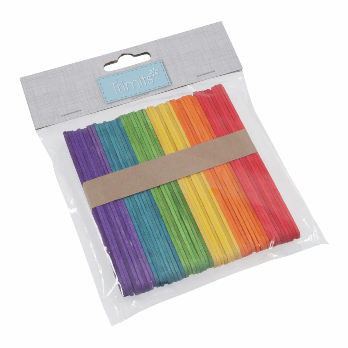 Trimits Multi-Coloured Lollypop Sticks - 113 x 10mm (Pack of 50) - Image 2