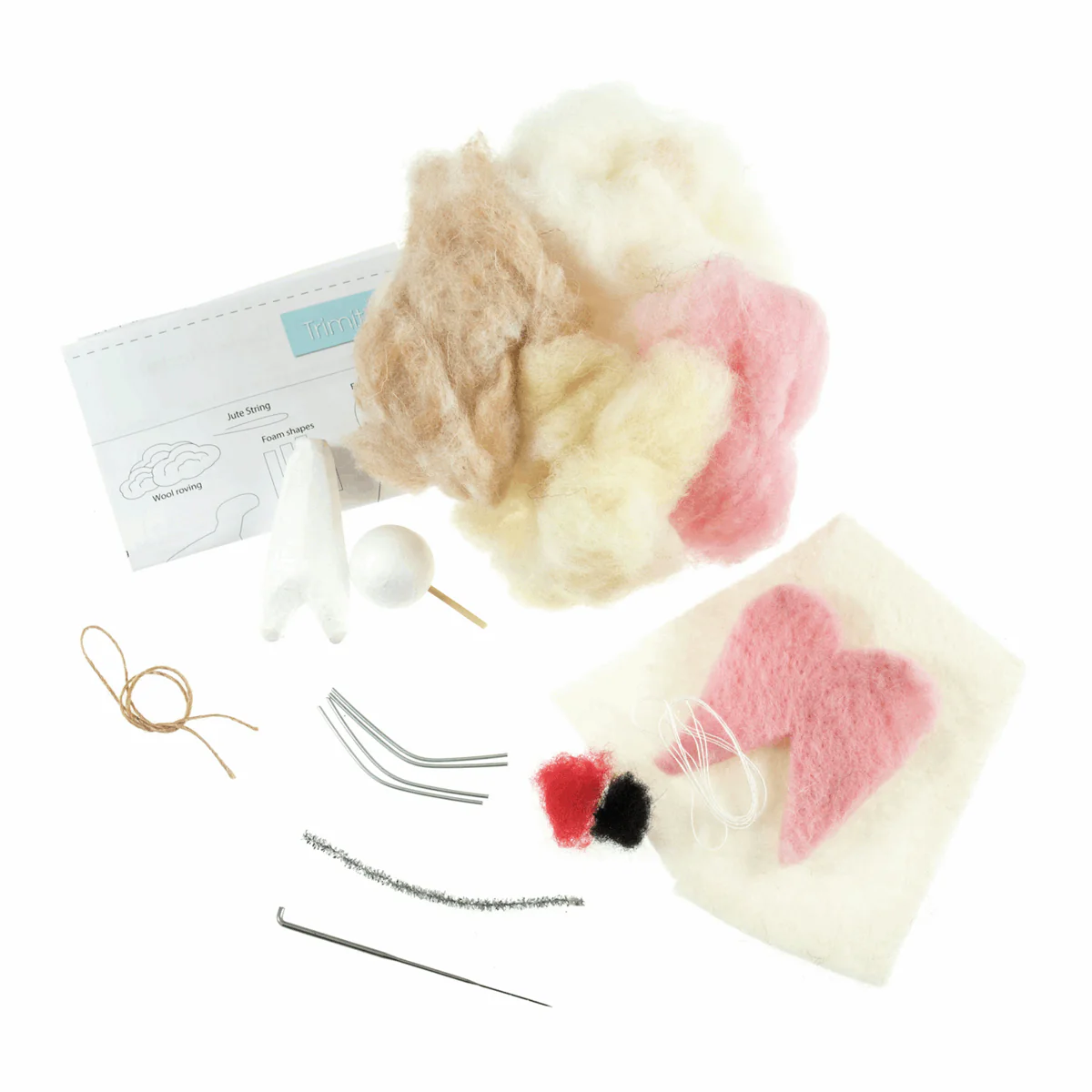 Trimits Needle Felting Kit - Angle - Image 3