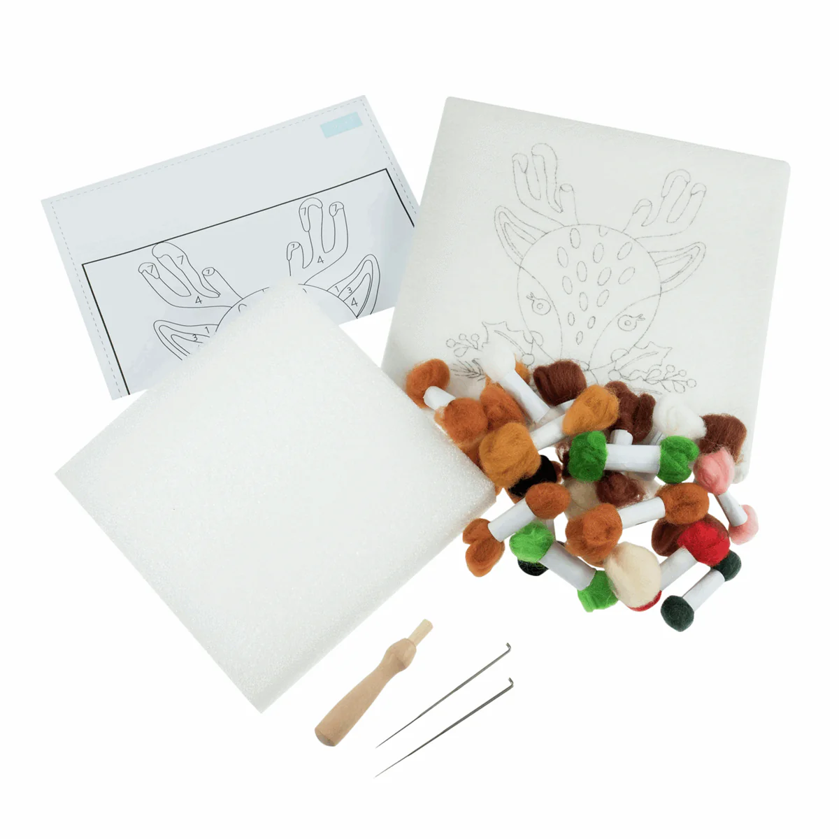 Trimits Needle Felting Kit with Frame - Deer - Image 3