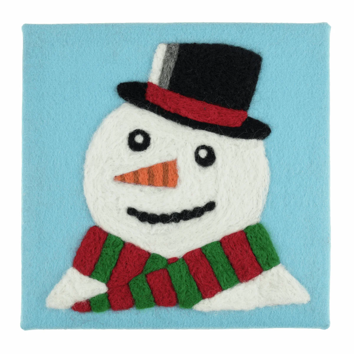 Trimits Needle Felting Kit with Frame - Snowman - Image 2