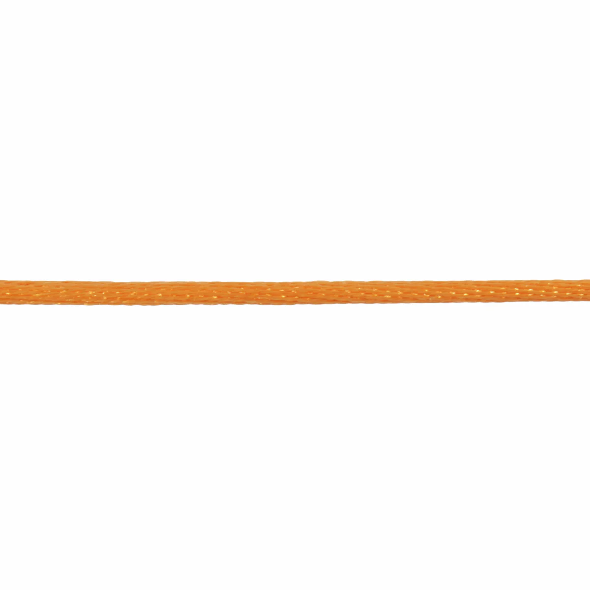 Trimits Orange Polyester Satin Cord - 50m x 2mm