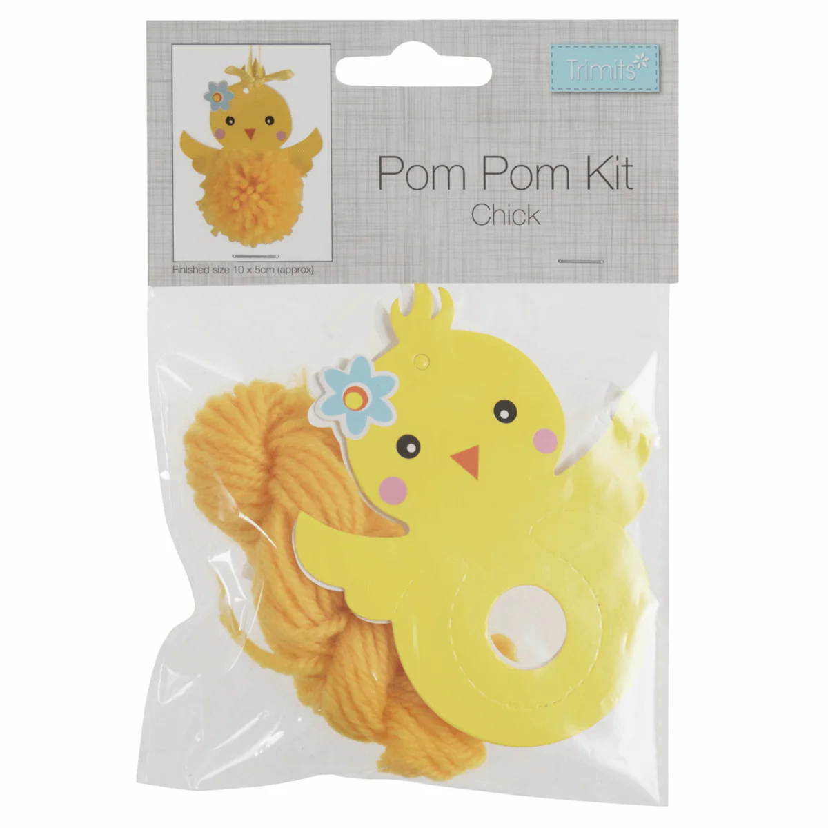 Trimits Pom Pom Decoration Kit - Easter Chick - Image 3