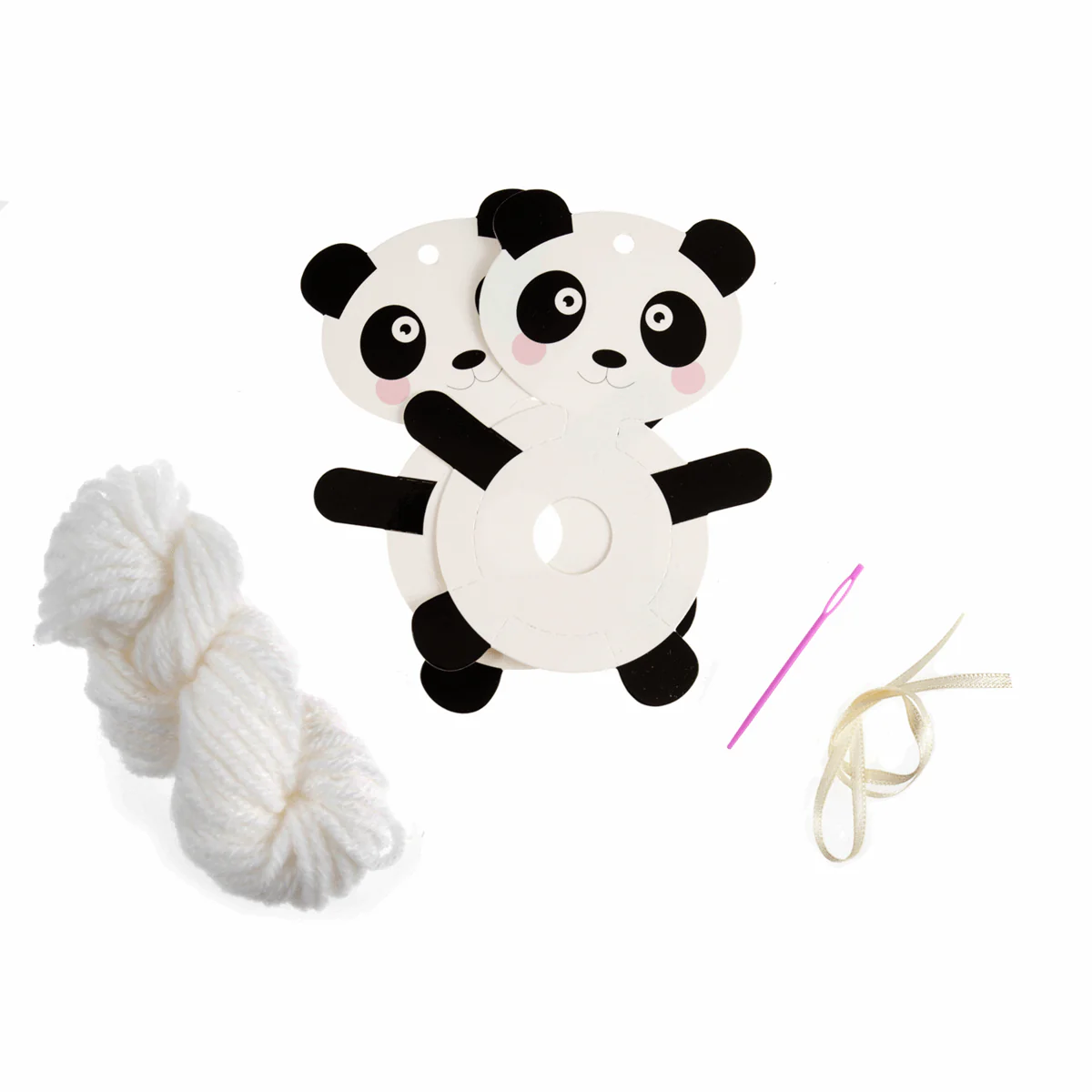 Trimits Pom Pom Decoration Kit - Panda - Image 2