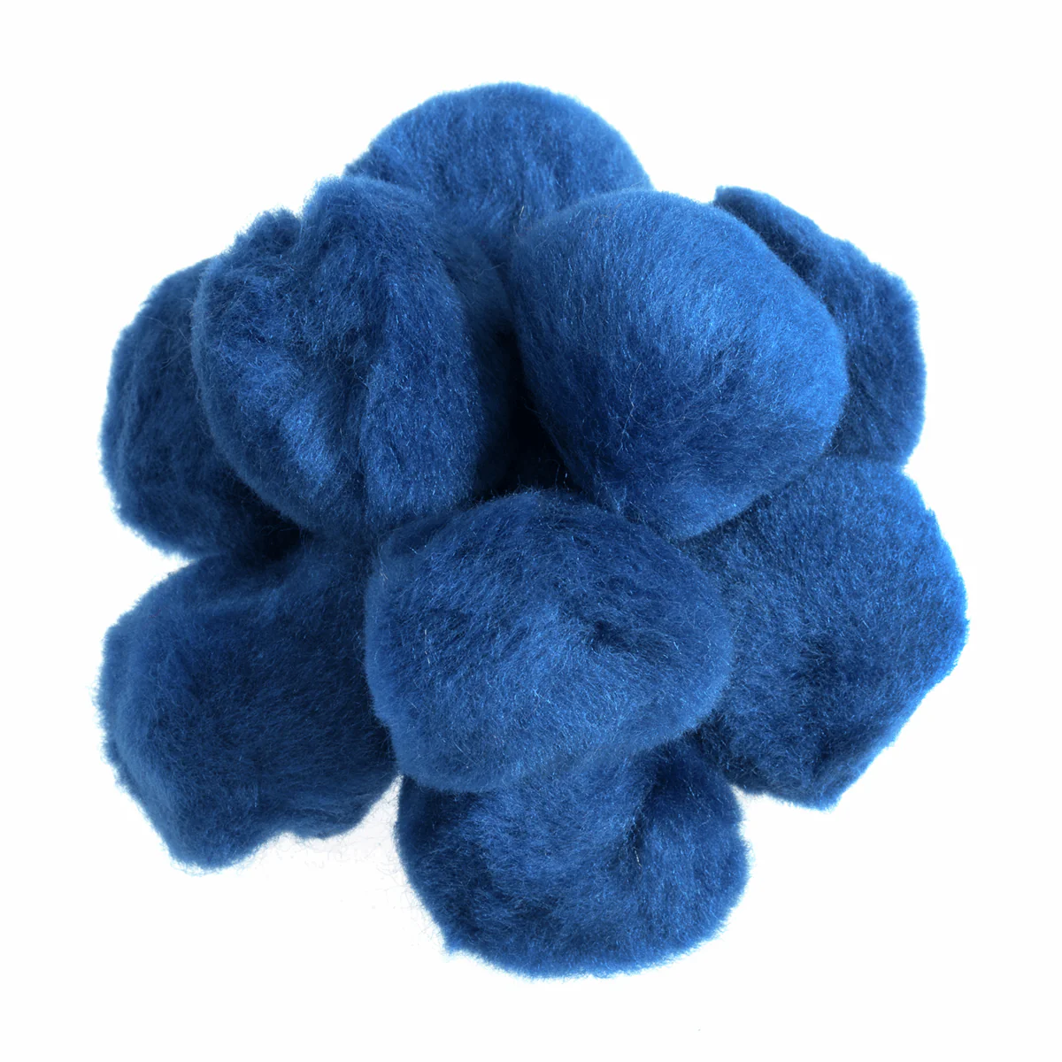 Trimits Royal Blue Pom Poms - 50mm (Pack of 25)