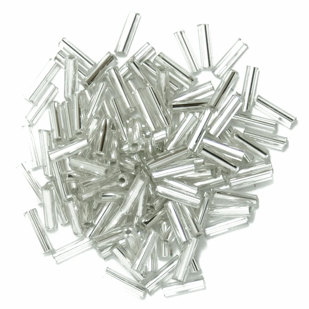 Trimits Silver Bugle Beads - 30g