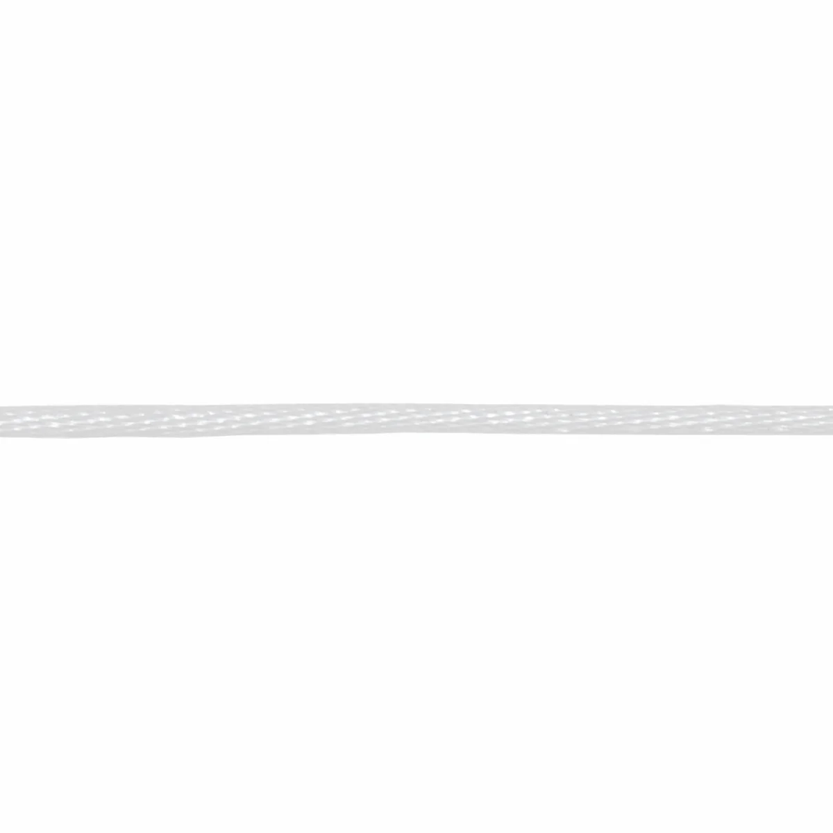 Trimits White Polyester Satin Cord - 50m x 2mm