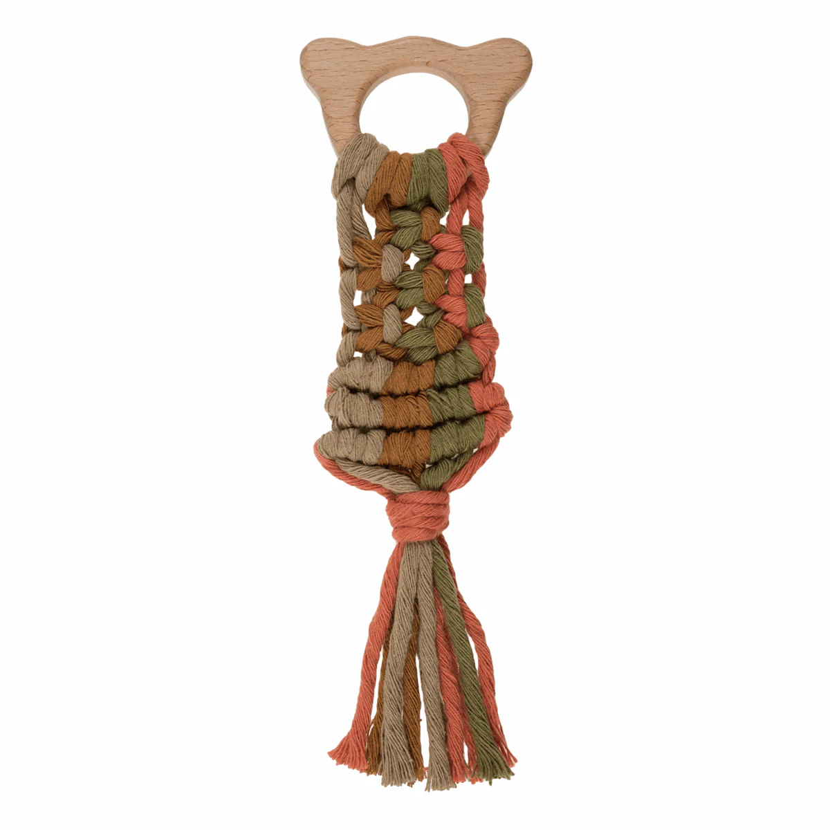 Trimits Macrame Wooden Teddy Craft Ring - Image 2