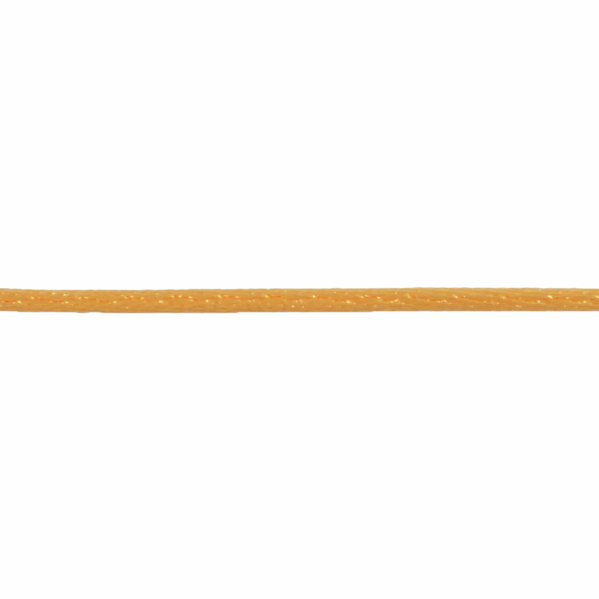Trimits Yellow Polyester Satin Cord - 50m x 2mm