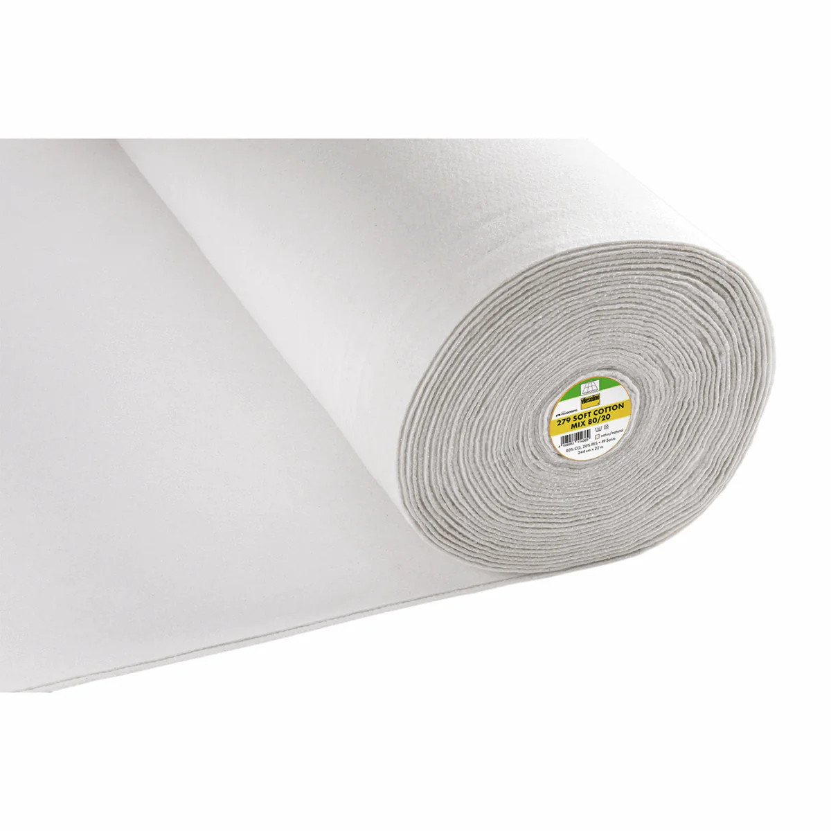 Vlieseline Soft Cotton Mix 80/20 Light & Soft Blend Wadding - 22m x 244cm