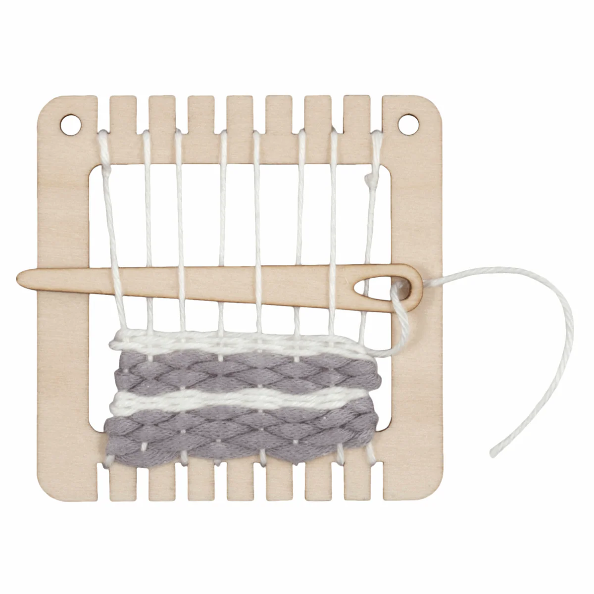 Weaving Set: Two Small Frames, Comb & Needle - Image 3