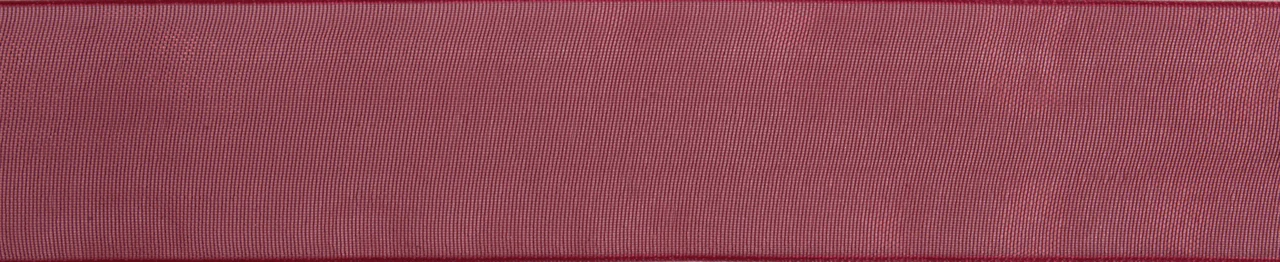 Wine Organdie Ribbon - 6m x 12mm