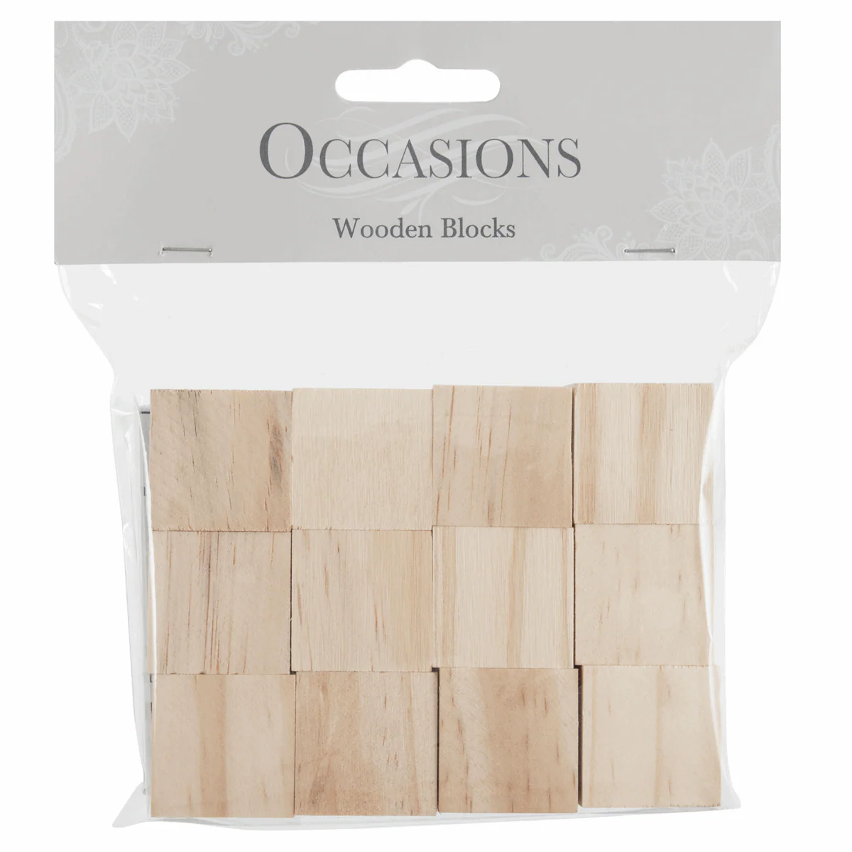 Wooden Table Decoration Blocks - 2.5cm x 2.5cm x 2.5cm (Pack of 12) - Image 3